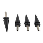 4 x 5mm Black Spike Windscreen Screw Bolts for Harley Touring Road Glide (98-25)