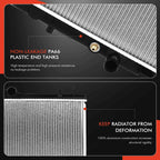 Radiator with Oil Cooler for Nissan Versa (2007–2012)