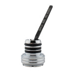 Oil Dipstick Tank Cap Plug for Softail (2000–2017) Silver