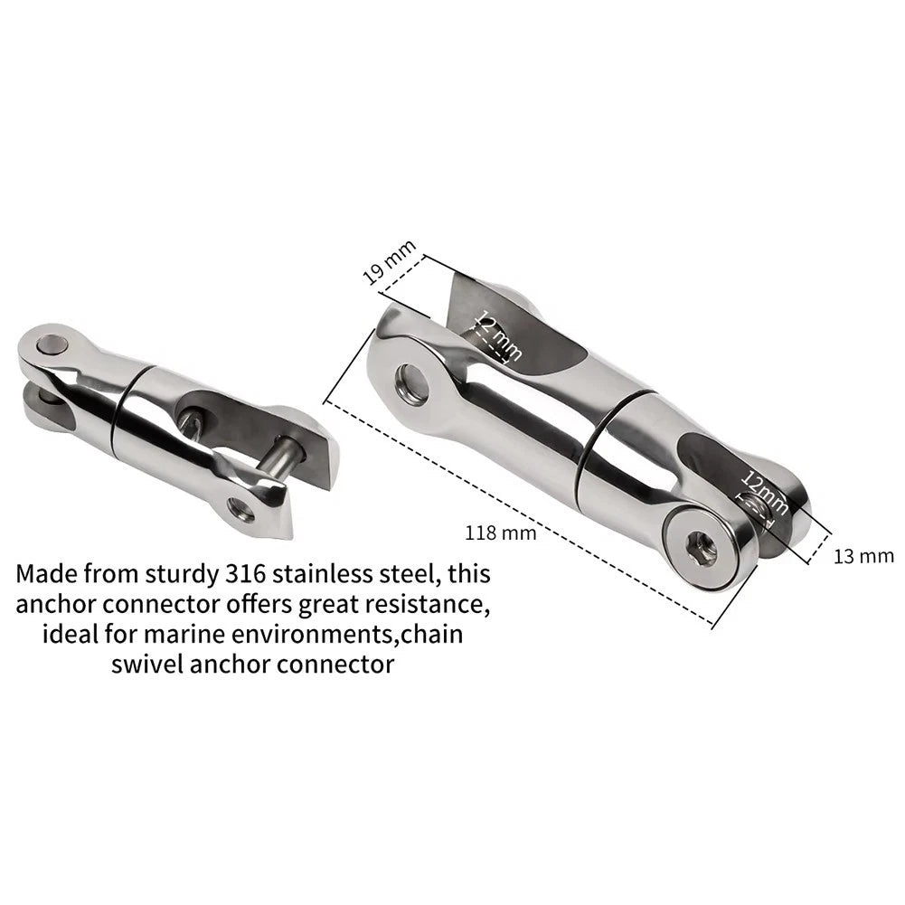 316 Stainless Steel Swivel Connector for Marine Applications (2010–2023)