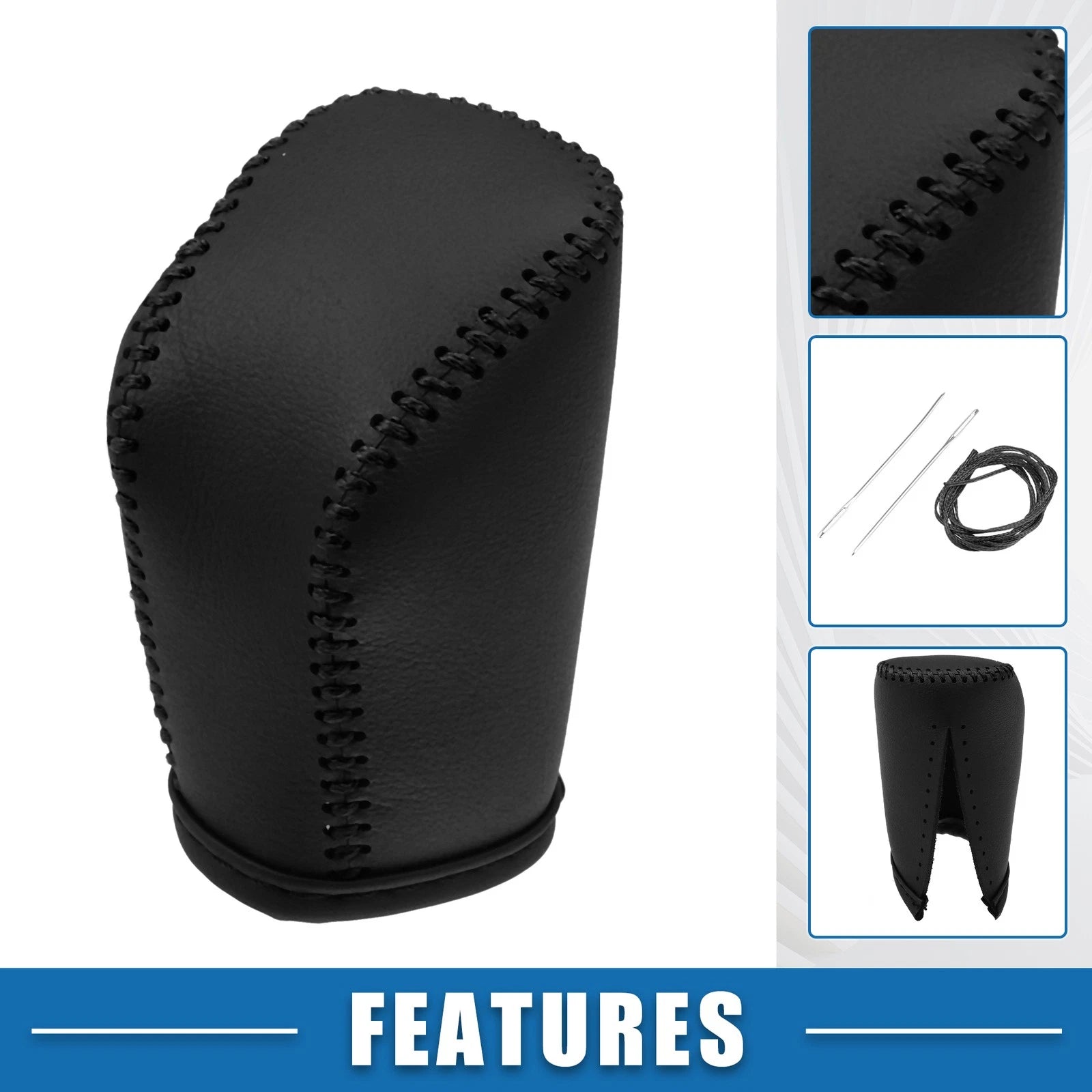 Gear Shift Knob Cover Trim for Lexus ES 300h 350 (2016–2018) Black