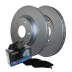 Front Brake Kit 294mm Rotors Akebono Ceramic Pad for Dodge Caliber/Compass/Patriot (2007–2012)