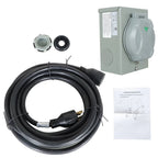 Set of 4 Generator Cords 30 Amp 25 FT NEMA L14-30P/L14-30R