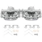 Front Disc Brake Caliper and Bracket Set of 2 for 2012–2015 Honda Civic 1.8L
