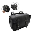 Pu Side Tail Bag Saddlebag for Scooter Motorcycle (Color Matching, Black)