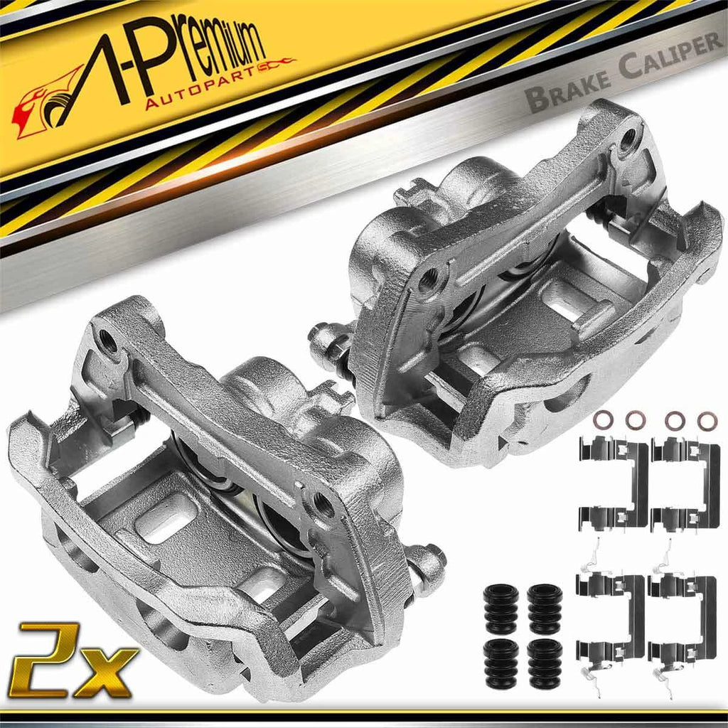 2X Front Brake Calipers with Bracket for Nissan Pathfinder (2008–2012)