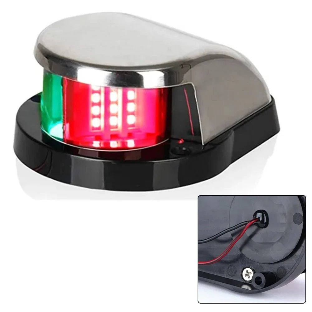 Navigation Light Signal Lights for Boat (PC+LED Red/Green)
