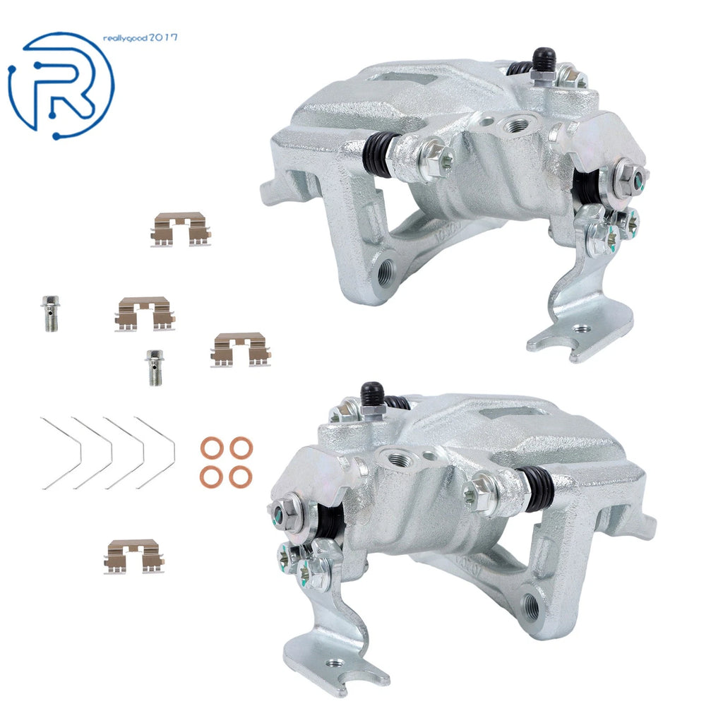 2X Disc Brake Caliper w/ Bracket for Honda Accord (2013–2017)