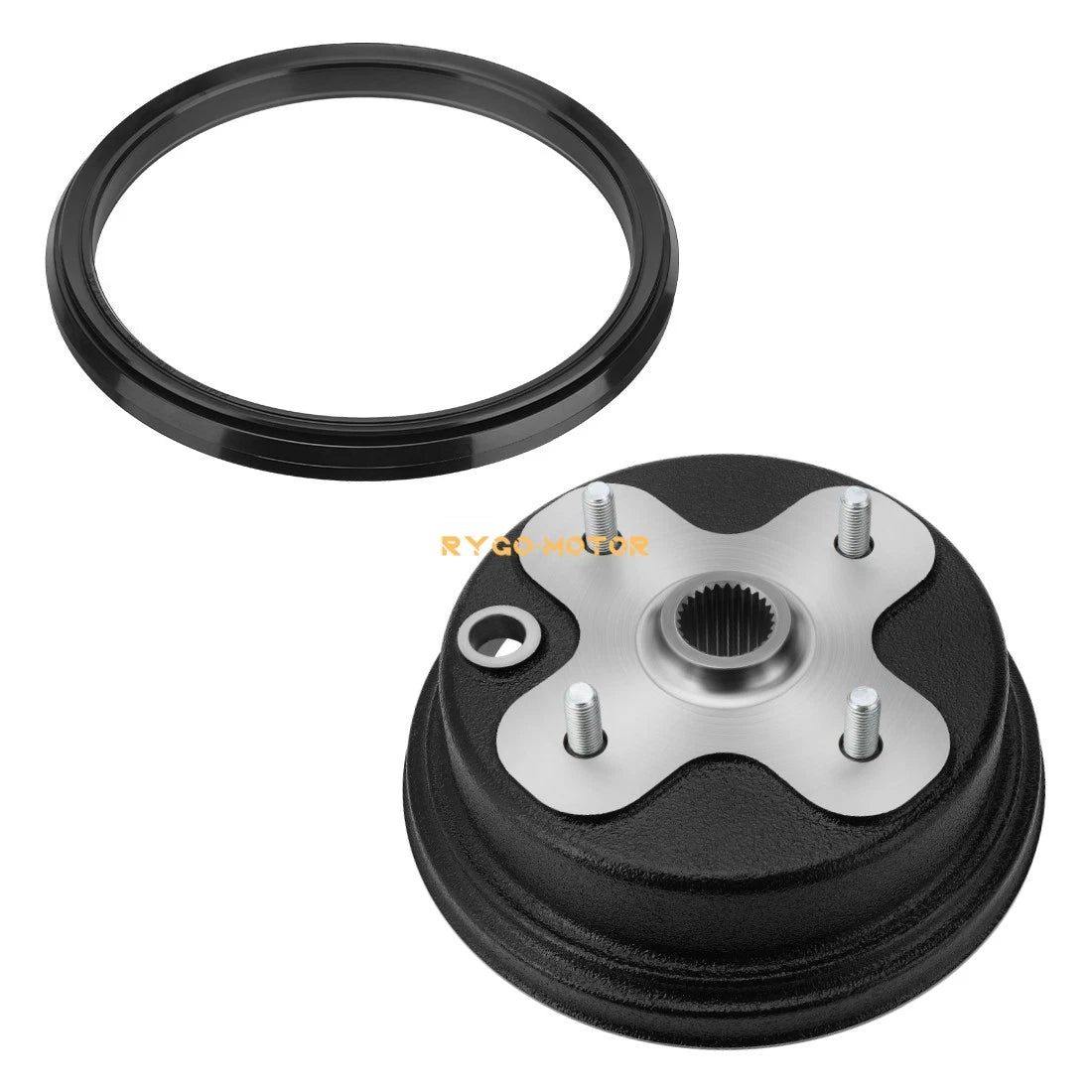 Rear Wheel Brake Drum Hub w/Seal for Yamaha Timberwolf 250 (1992–1993)