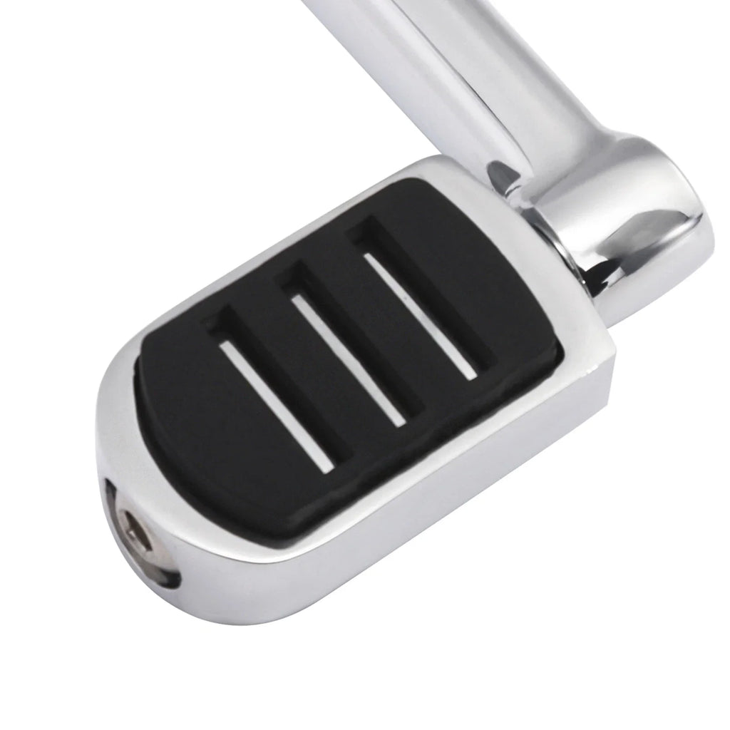 Chrome Left Heel Shift Lever & Shifter Pegs for Harley Softail (1986-2017)