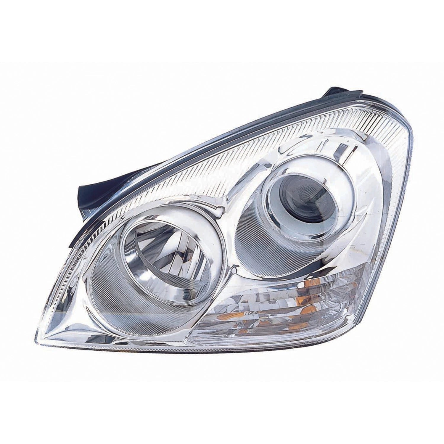 Chrome Driver Side Head Light Assembly w/Chrome Insert w/o Appearance Package