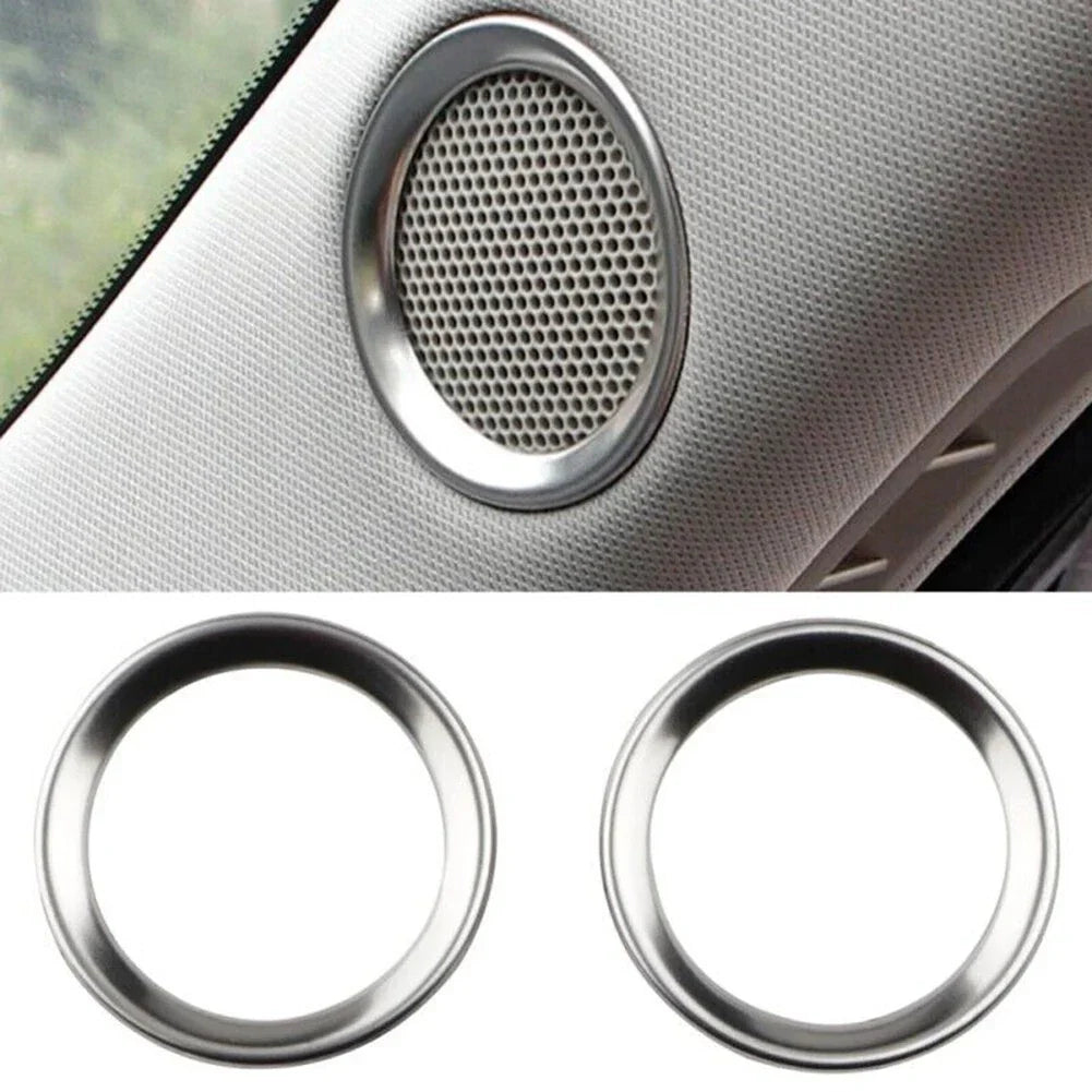 2 x Car A Pillar Speaker Ring Frame Sound Circle Trim for Mazda CX-5 (2017���2022)