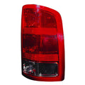 Red Passenger Tail Light Assembly w/o Dark Red Trim w/Large 3047 Back Up Bulb