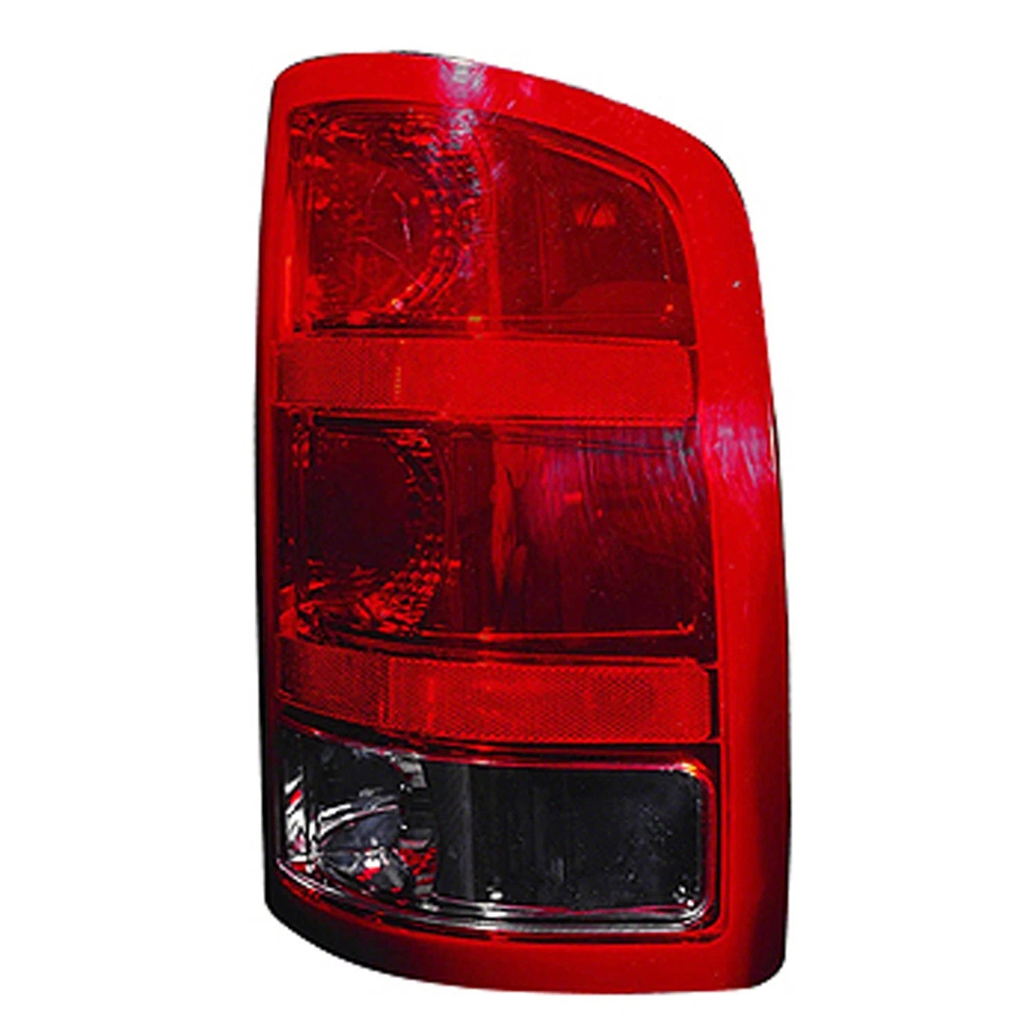 Red Passenger Tail Light Assembly w/o Dark Red Trim w/Large 3047 Back Up Bulb