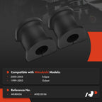 2X Rear Sway Bar Bushing Kit for Mitsubishi Eclipse Galant (2000-2005)