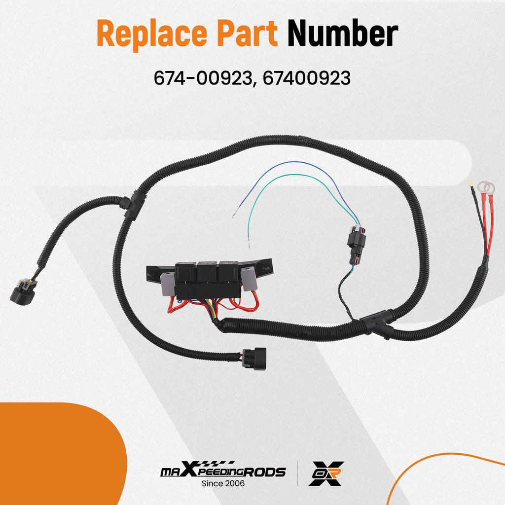Dual Speed Electric Fan Control Wiring Harness Kit for Silverado 2500 (1999-2007)