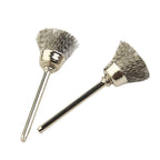10x Stainless Steel Wire Brush Mini Bowl Shape for Drill (1/8 Shank)
