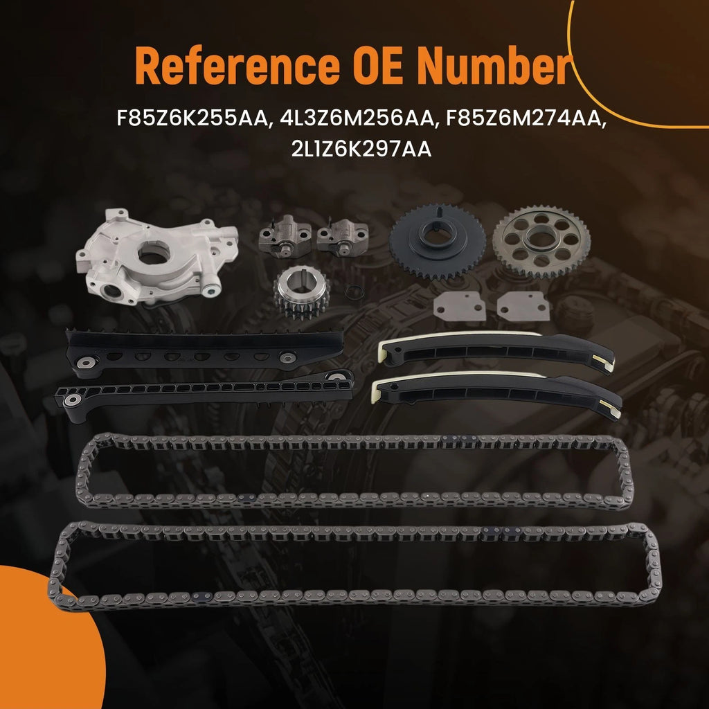 Timing Chain Set for Ford E-150 Econoline (2002) F6ZZ6600CA 122 Links