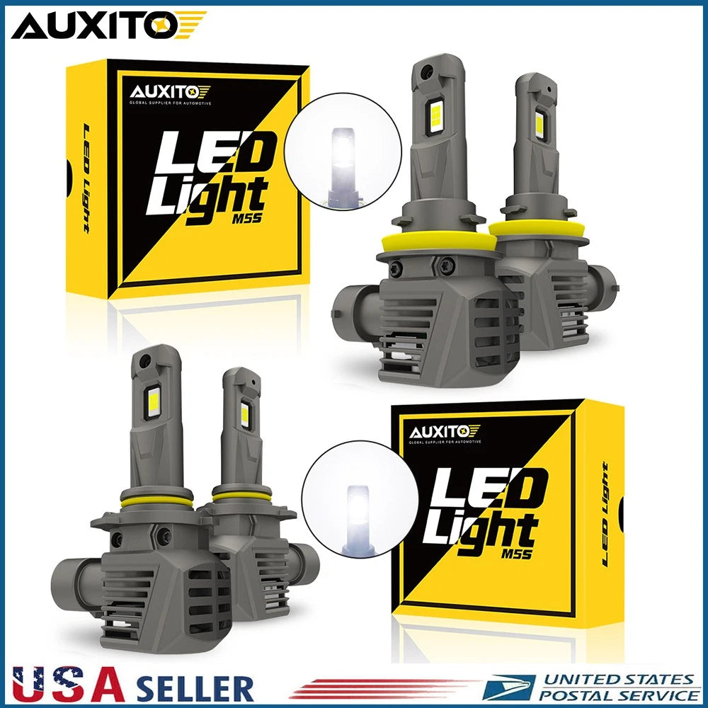 Set of 4 LED Headlight Bulbs for Ford F-150 (2015–2021)