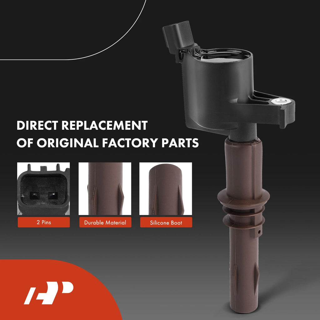 Set of 8 Ignition Coils & Iridium Spark Plugs for Ford F-150 (2008–2010)