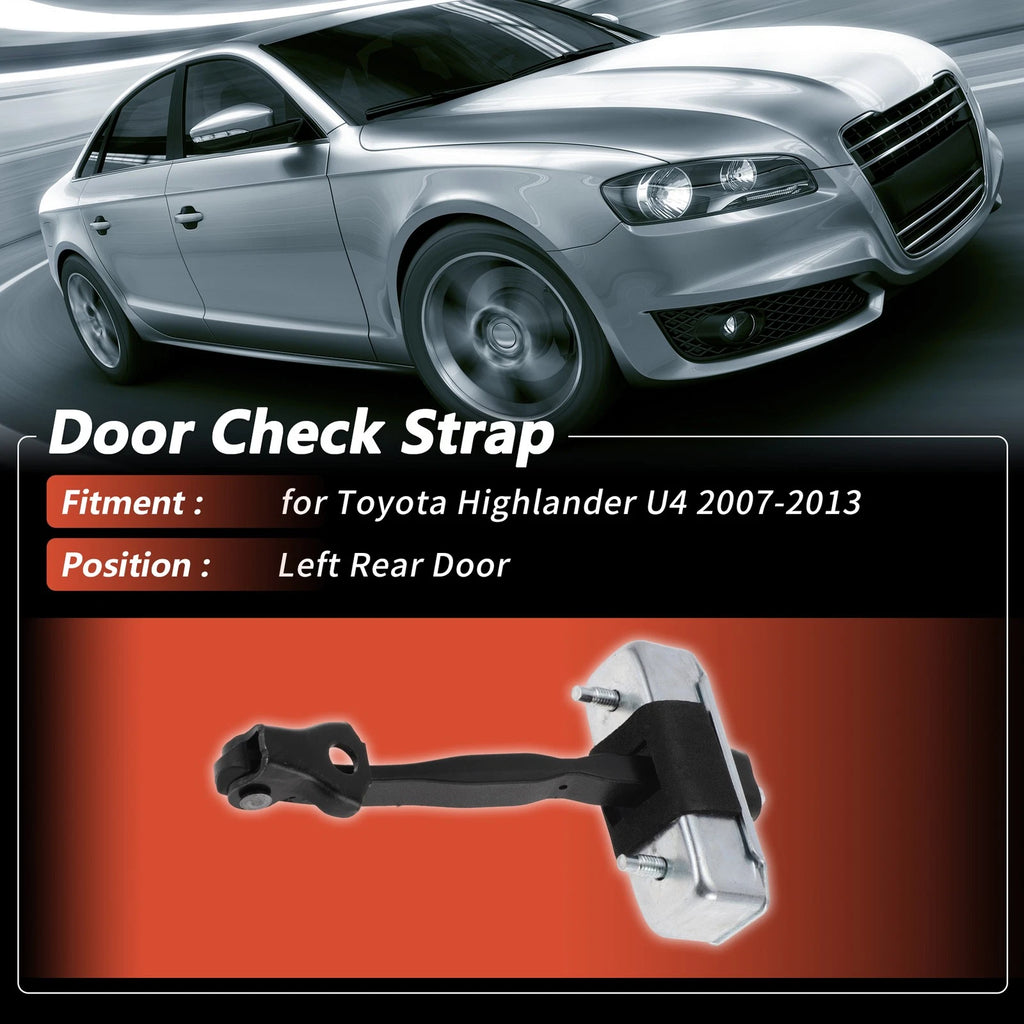 Left Rear Door Check Strap for Toyota Highlander (2007–2013) No.6864048030
