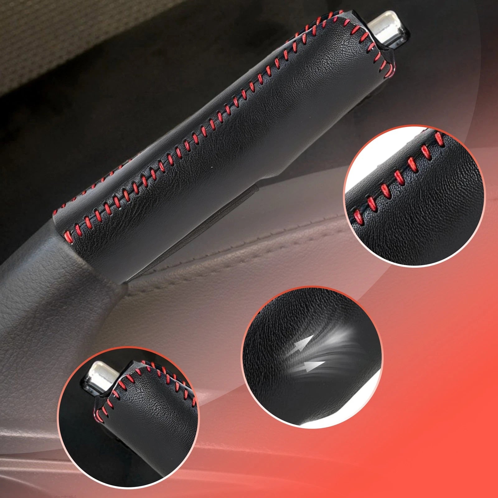 Leather Handbrake Cover for Mitsubishi 