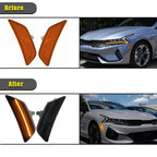 Pair Smoked LED Side Marker Light for Kia K5 (2021–2024)