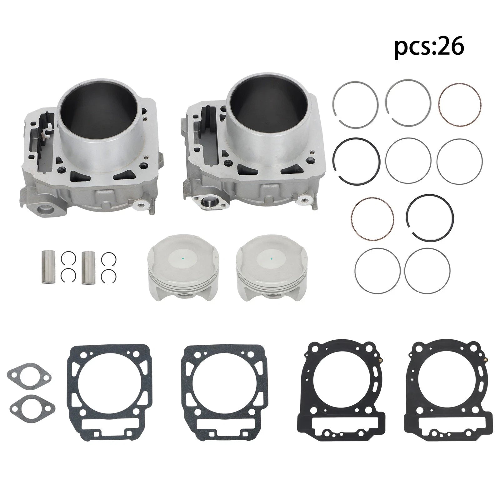 Top End Cylinder Piston Gaskets Kit for Can-Am 1000 6X6 (2014–2020)