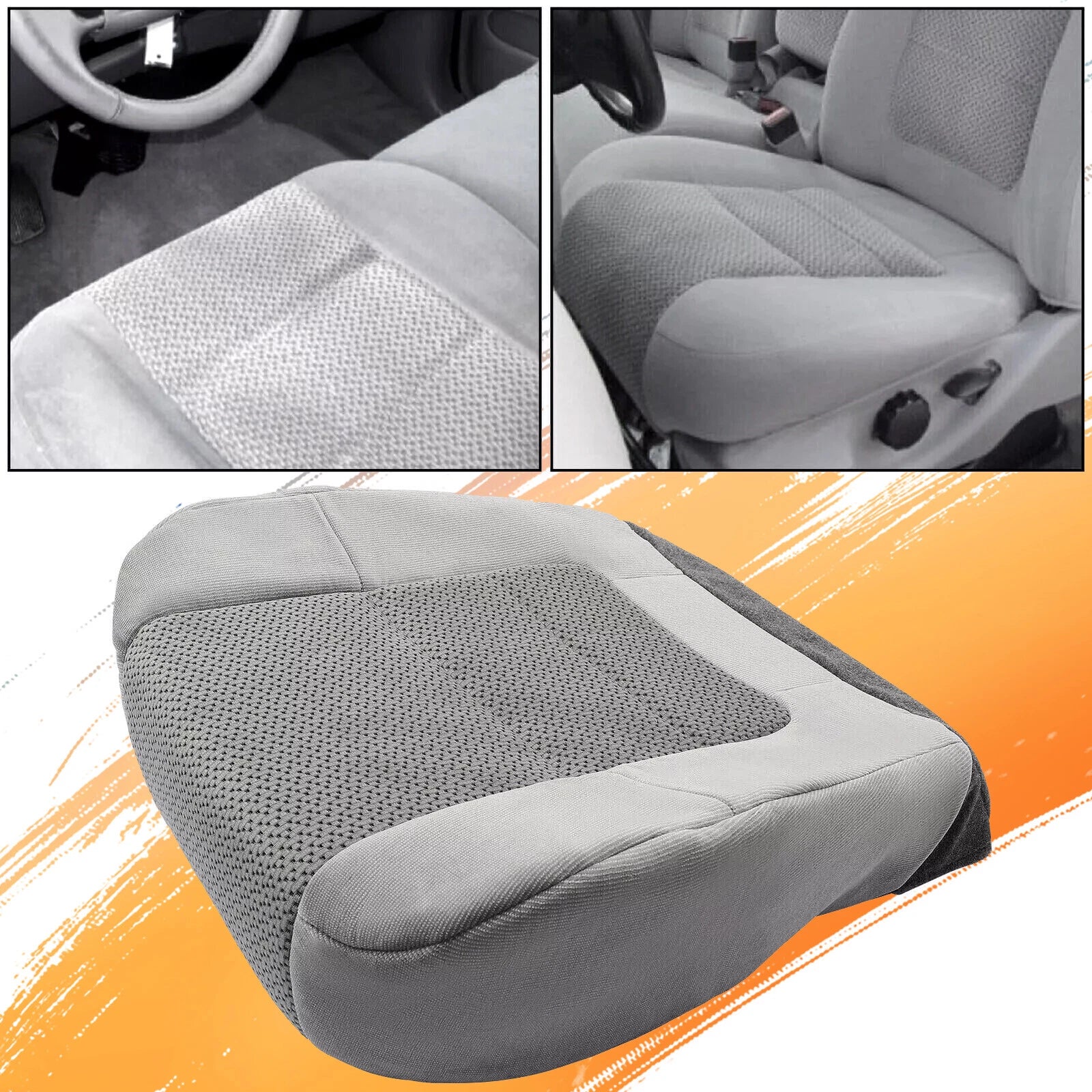 Seat Covers for Ford F150 XLT (2001–2003) - Front Left Driver Side, Dark Gray