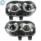 LED Headlights for Dodge Challenger (2015-2018) Black Housing Set