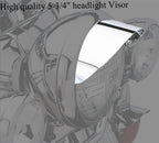 5.75" Chrome Headlight Visor for Honda Cruiser