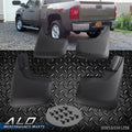 Set of 2 Front and Rear Mud Flap Splash Guards for Chevy Silverado