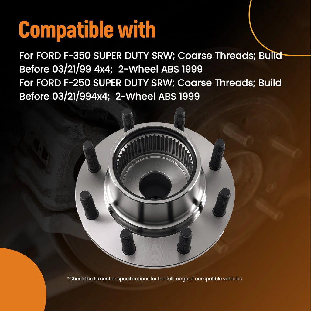 Front Wheel Bearing Hub Assembly for Ford F-250/F-350 Super Duty (1999) 515076 4WD