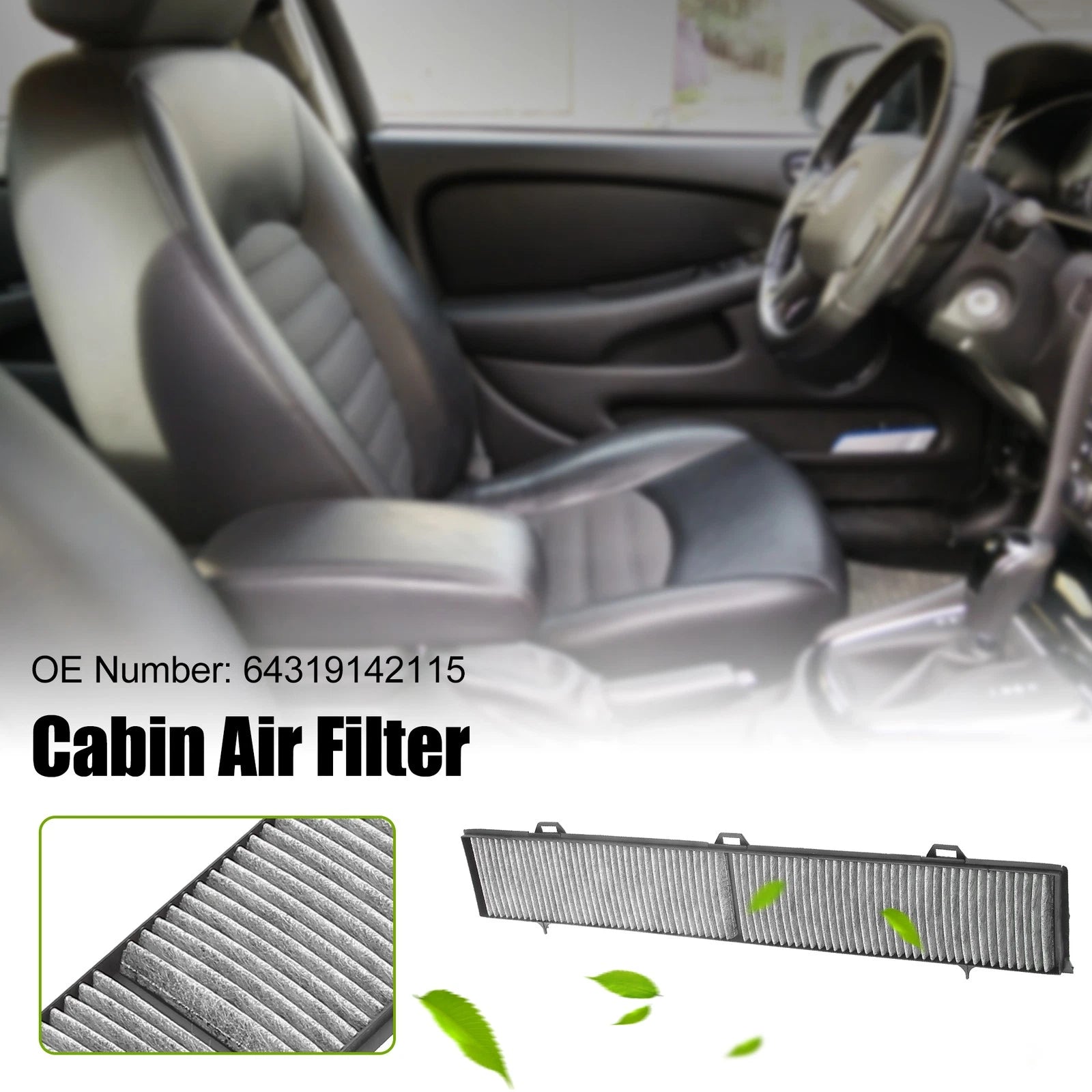 Cabin Air Filter 64319142115 for BMW 1 Series M, 128i (2008–2013)