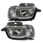 Set of 2 Front Headlight Assemblies for Chevy Camaro (2010–2013) Clear Lens
