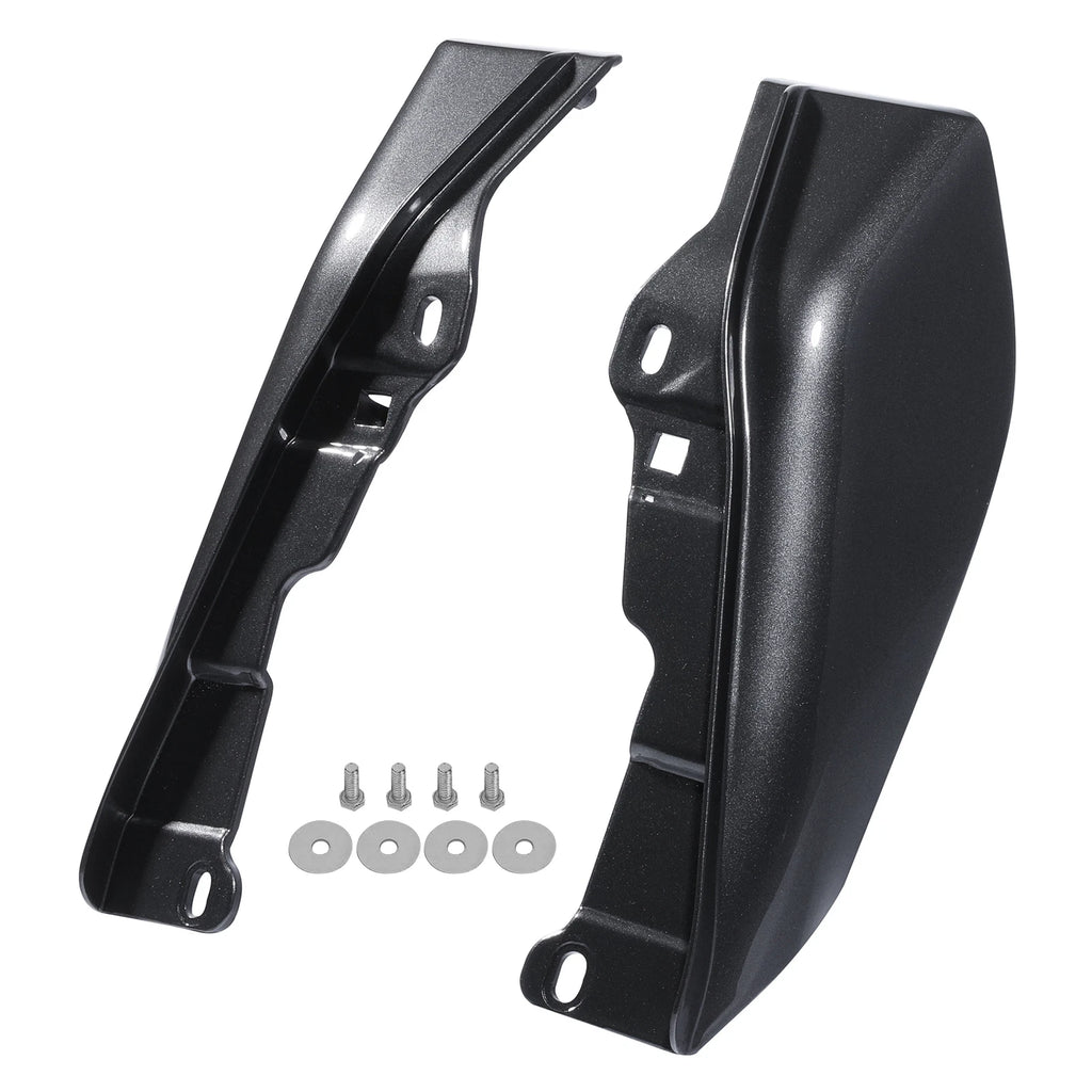 Mid Frame Deflectors for Harley Touring (2009–2023) Black Geometric Fade