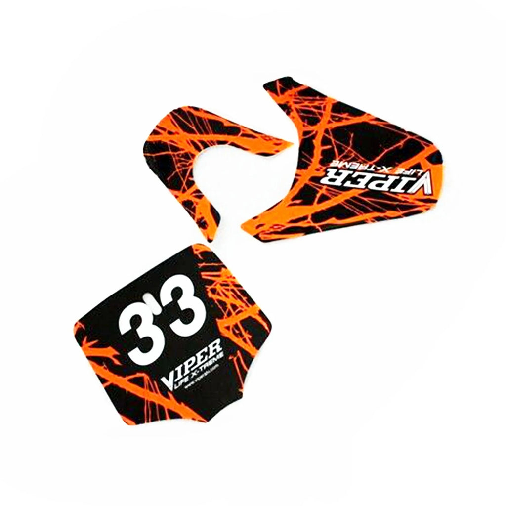 3M VPX33 Viper Decal Graphic Sticker Kit for KLX110 (Year Unspecified)
