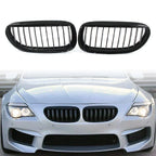 1x Pair Front Kidney Grille for BMW E63 E64 650i M6 (2004-2010)