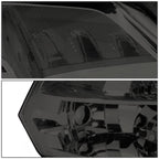 Smoked Housing Clear Side Quad Headlight Set for Dodge Ram Pickup (2009–2018)