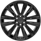 24 Inch Gloss Black Wheel for 2003–2014 GMC Savana 1500