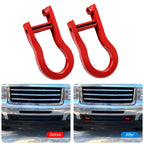 Front Bumper Tow Hook Shackles for Chevy Silverado 1500 (2007-2018)