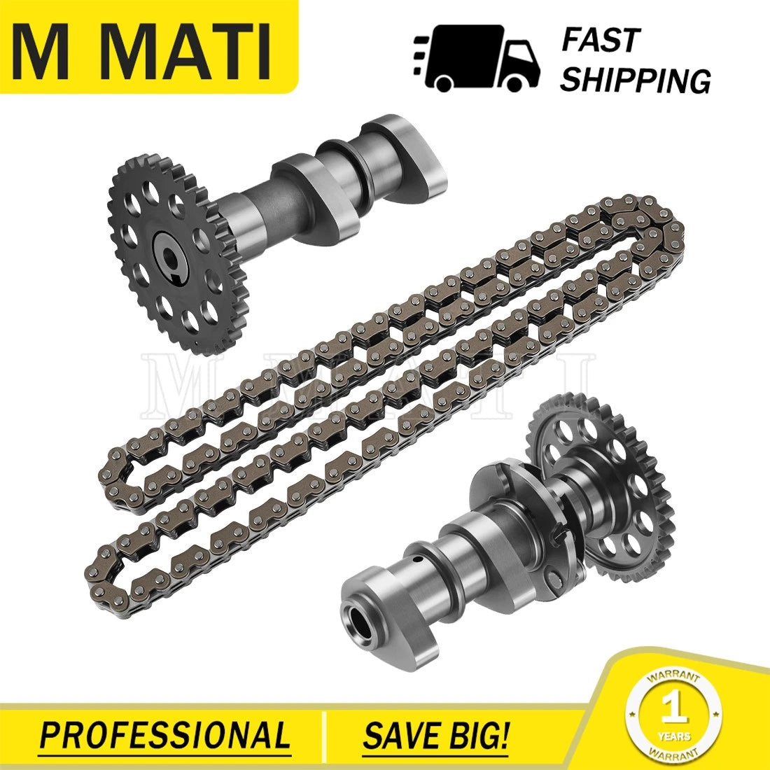 Camshaft & Cam Chain Set for Suzuki Quadsport LTZ400 KFX400 (2003–2008)