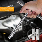 T-Bar Sliding Handle Wrench for Socket Compatibility (Chrome Steel)