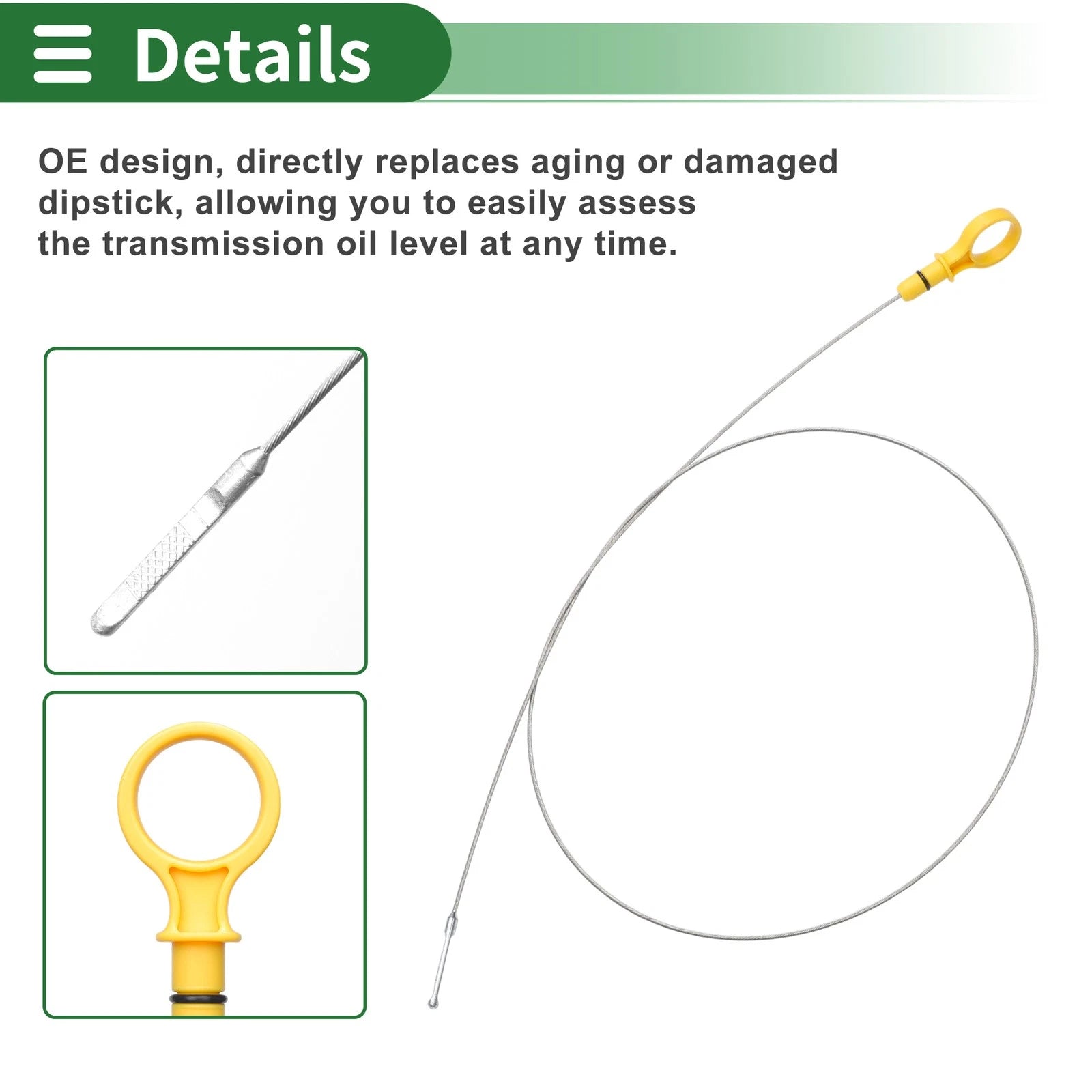 Oil Level Dipstick No.BC3Z6750C/BC3Z6750A/BC3Z6750B for Ford F-250 F-350 F-450 (2011–2016)