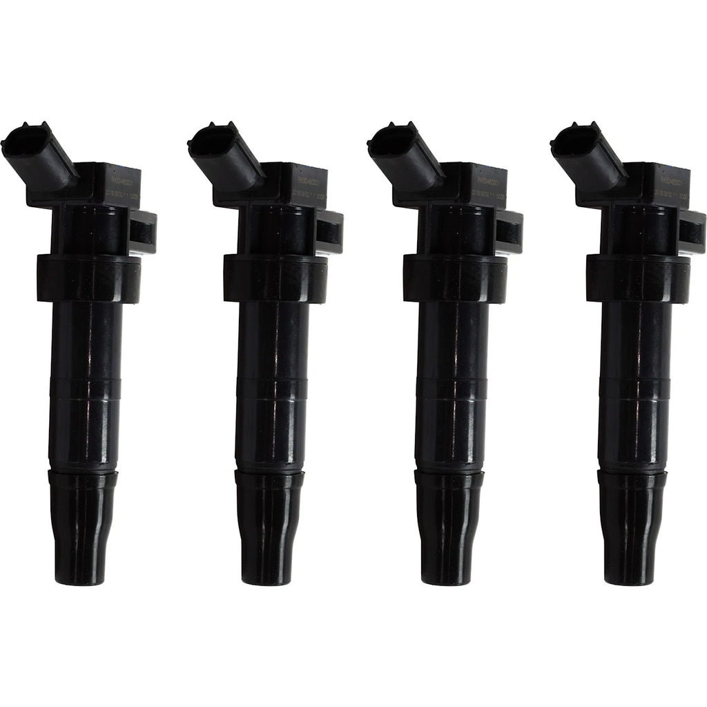 Set of 4 Ignition Coils for Kia Sportage, Hyundai Santa Fe, Rondo, Optima