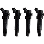 Set of 4 Ignition Coils for Kia Sportage, Hyundai Santa Fe, Rondo, Optima