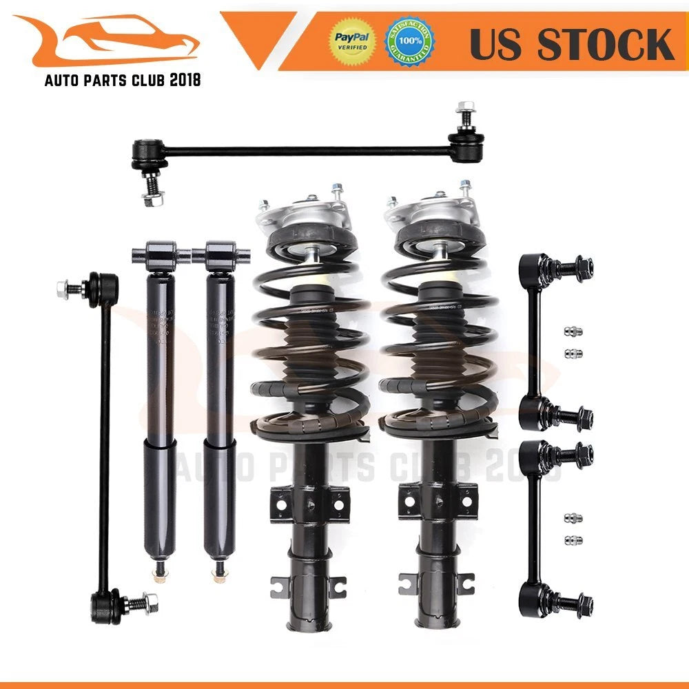 Set of 4 Front Rear Shocks Struts for Volvo V70 S80 S60 (1998–2010)