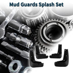 Set of 4 Mud Flaps Splash Guards for Volkswagen C-Trek (2018–2019)