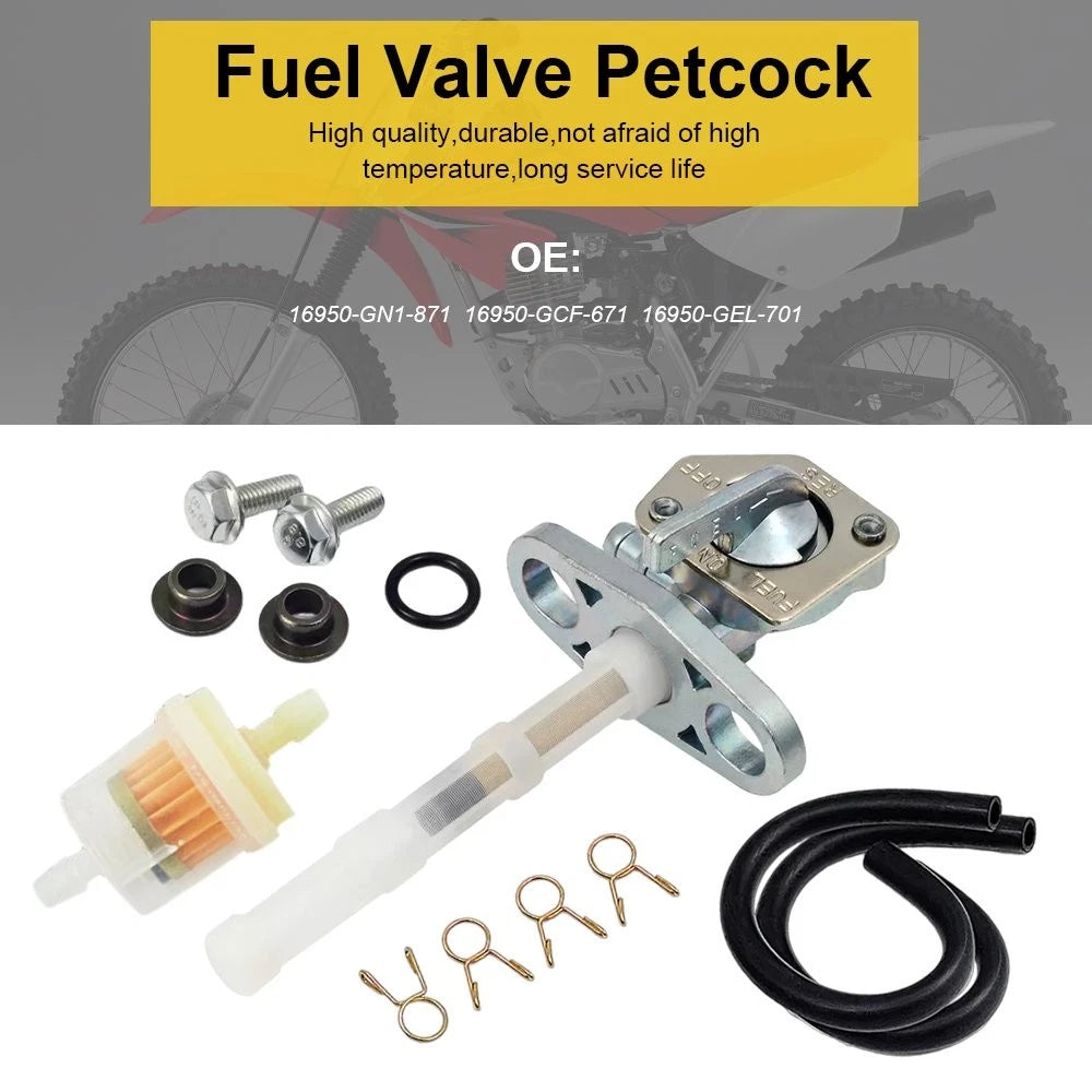 Fuel Petcock Valve for Honda XR/CRF50/70/80/100/150/230 (2000–2023)