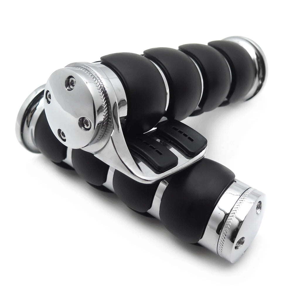 1 Pair Billet Aluminum Hand Grips for Harley Touring Road King